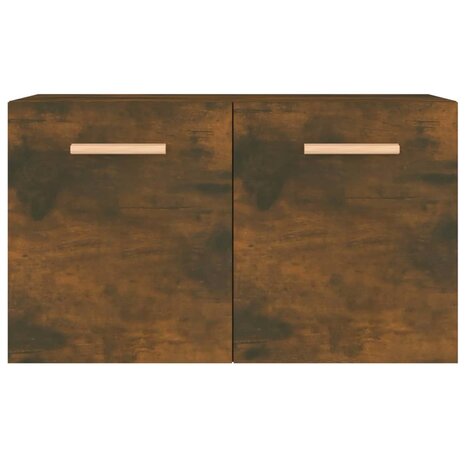 Wandkast 60x36,5x35 cm bewerkt hout gerookt eikenkleurig 5