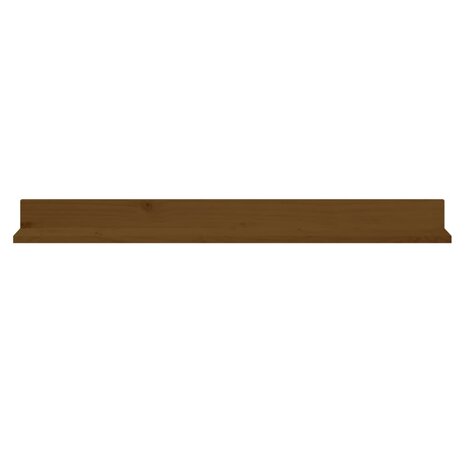 Wandkasten 2 st 110x11x9 cm massief grenenhout honingbruin 3