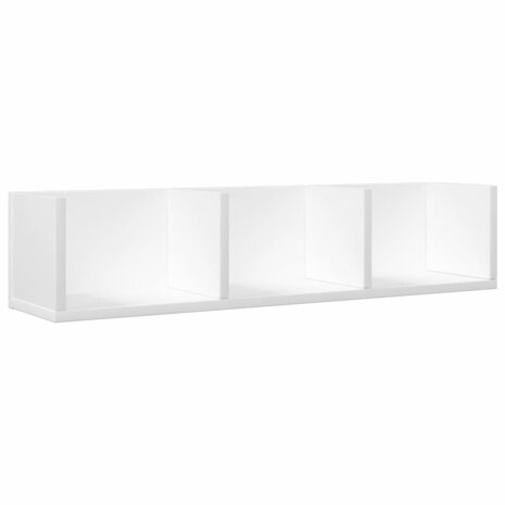 Wandkasten 2 st 75x18x16,5 cm bewerkt hout wit 6