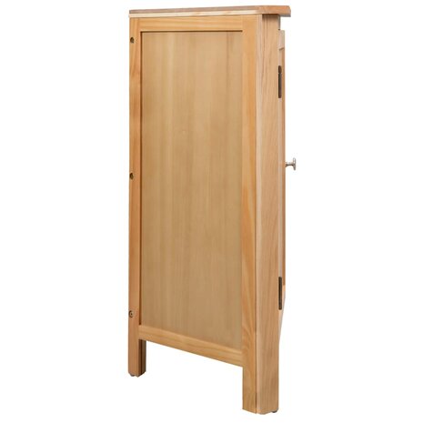 Hoekkast 59x45x80 cm massief eikenhout 3