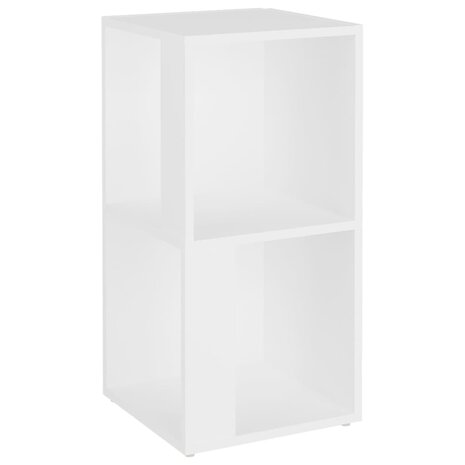 Hoekkast 33x33x67 cm bewerkt hout wit 2