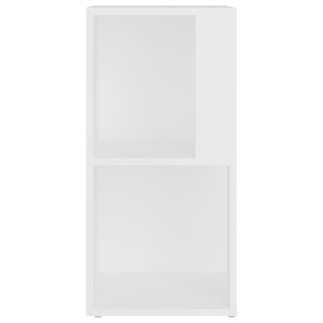 Hoekkast 33x33x67 cm bewerkt hout wit 6