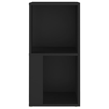 Hoekkast 33x33x67 cm bewerkt hout zwart 5