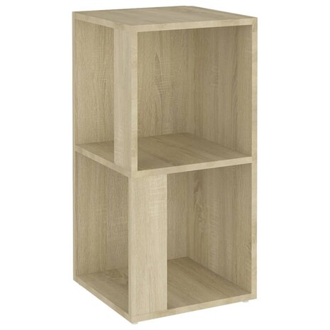 Hoekkast 33x33x67 cm bewerkt hout sonoma eikenkleurig 2
