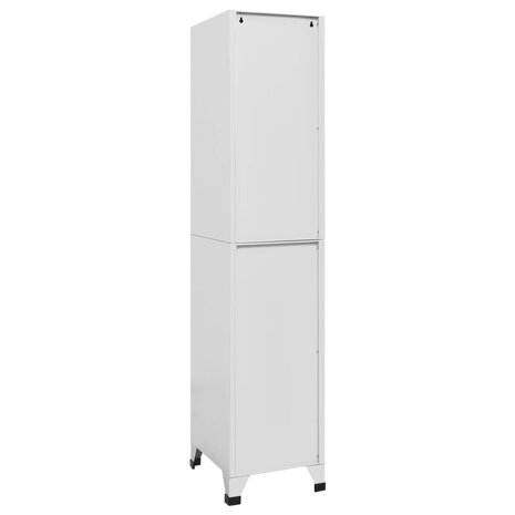 Lockerkast met 2 vakken 38x45x180 cm   5