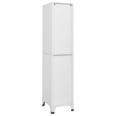 Lockerkast met 4 vakken 38x45x180 cm   5