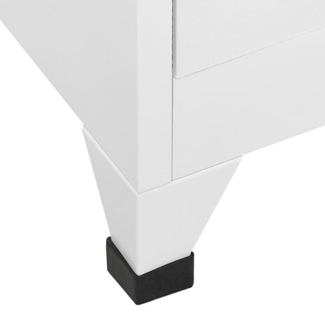 Lockerkast met 18 vakken 90x40x180 cm metaal  6