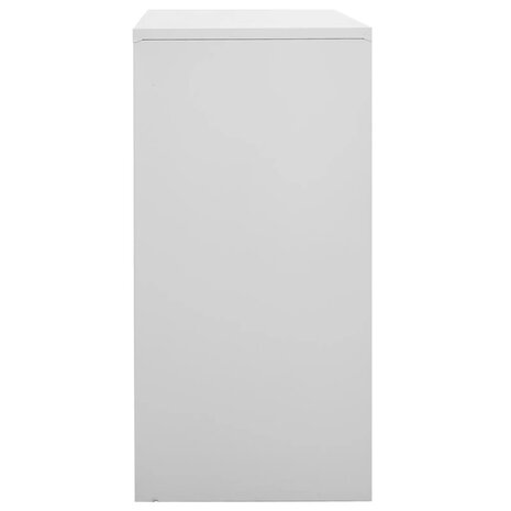 Lockerkasten 2 st 90x45x92,5 cm staal lichtgrijs 4