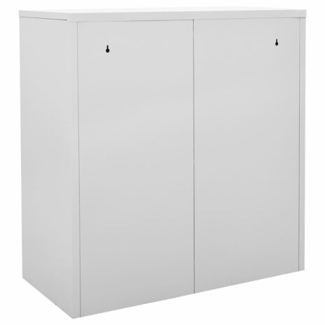 Lockerkasten 2 st 90x45x92,5 cm staal lichtgrijs en blauw 5