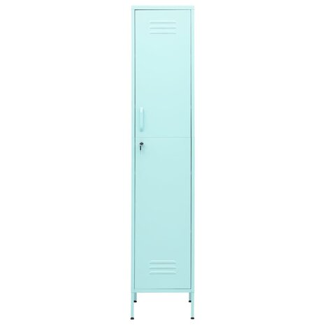 Lockerkast 35x46x180 cm staal mint 3