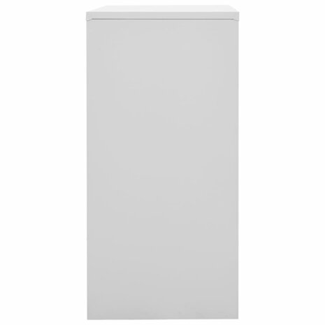 Lockerkast 90x45x92,5 cm staal lichtgrijs en groen 3