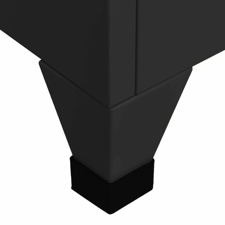 Lockerkast 38x45x180 cm staal zwart 6