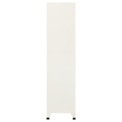 Lockerkast 90x45x180 cm staal grijs en blauw 4