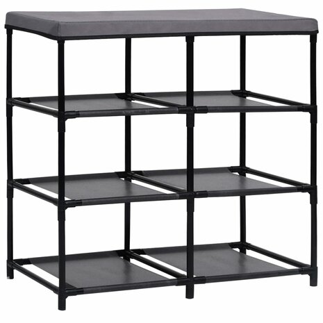 Opbergkast met 6 lades 55x29x55 cm staal grijs 2