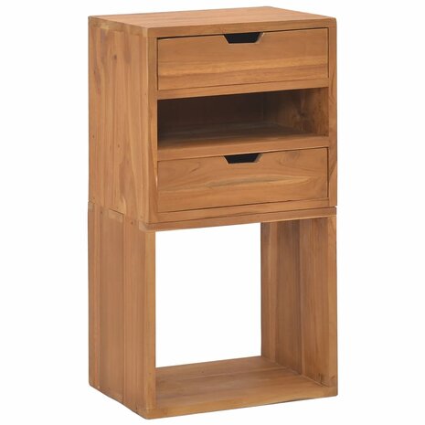 Opbergkast 40x30x76 cm massief teakhout 1