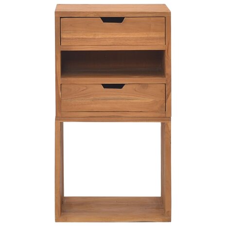 Opbergkast 40x30x76 cm massief teakhout 3
