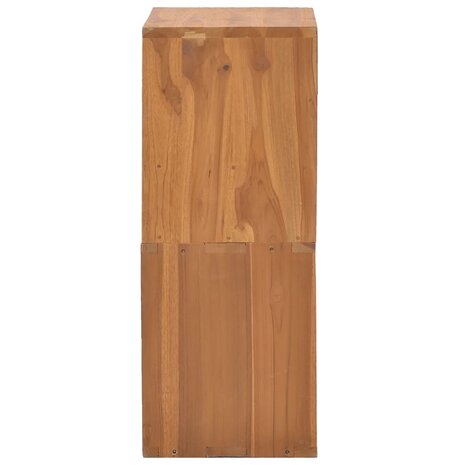 Opbergkast 40x30x76 cm massief teakhout 4