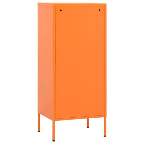 Opbergkast 42,5x35x101,5 cm staal oranje 5