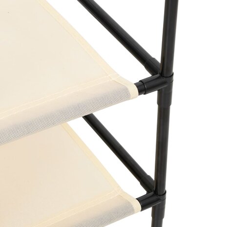 Opbergkast met 6 lades 55x29x55 cm staal crèmekleurig 7