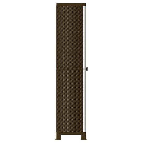 Opbergkast 68x39x171,5 cm rattan ontwerp 4