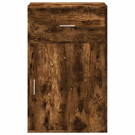 Opbergkast 56,5x39x90 cm bewerkt hout gerookt eikenkleurig 5