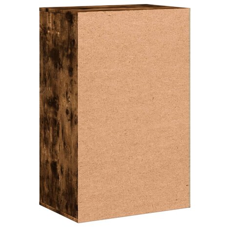 Opbergkast 56,5x39x90 cm bewerkt hout gerookt eikenkleurig 7