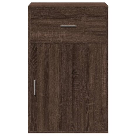 Opbergkast 56,5x39x90 cm bewerkt hout bruin eikenkleurig 5