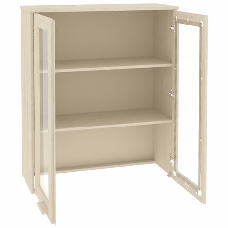 Opzetkast HAMAR 85x35x100 cm massief grenenhout honingbruin 4
