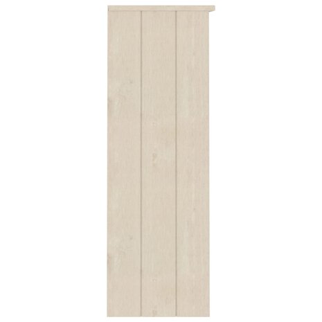 Opzetkast HAMAR 85x35x100 cm massief grenenhout honingbruin 4