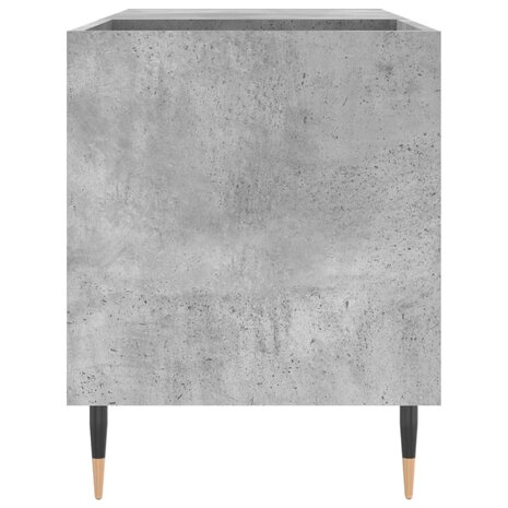 Platenkast 85x38x48 cm bewerkt hout betongrijs 5