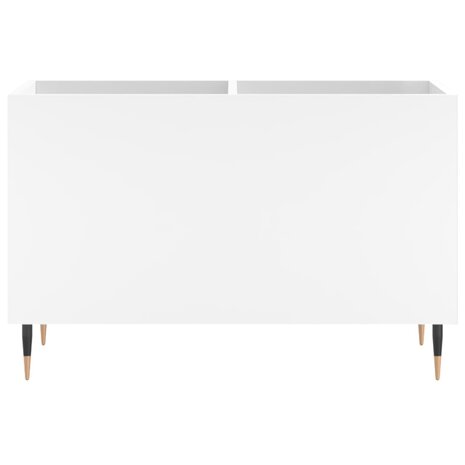 Platenkast 74,5x38x48 cm bewerkt hout wit 4