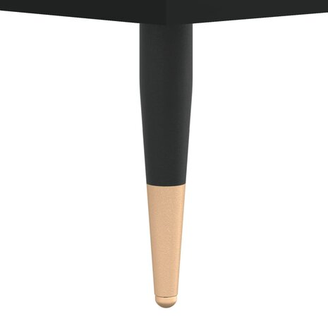 Platenkast 74,5x38x48 cm bewerkt hout zwart 7