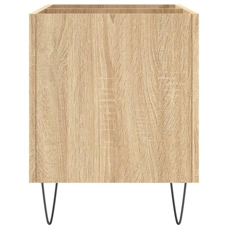 Platenkast 74,5x38x48 cm bewerkt hout sonoma eikenkleurig 5