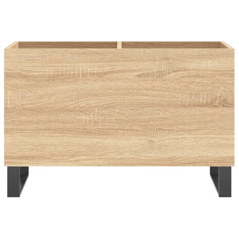 Platenkast 74,5x38x48 cm bewerkt hout sonoma eikenkleurig 4