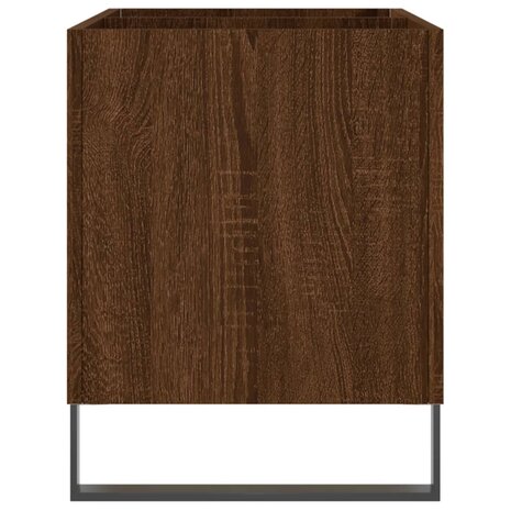 Platenkast 74,5x38x48 cm bewerkt hout bruin eikenkleur 5
