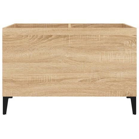 Platenkast 74,5x38x48 cm bewerkt hout sonoma eikenkleurig 5