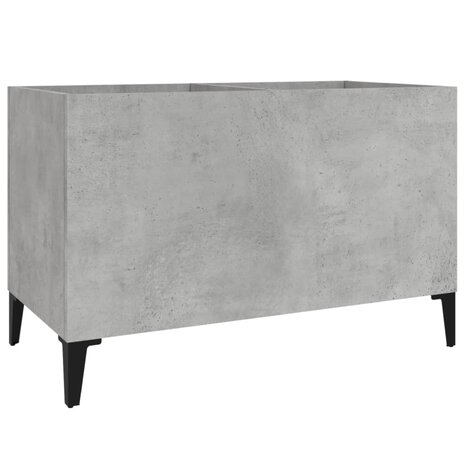 Platenkast 74,5x38x48 cm bewerkt hout betongrijs 2