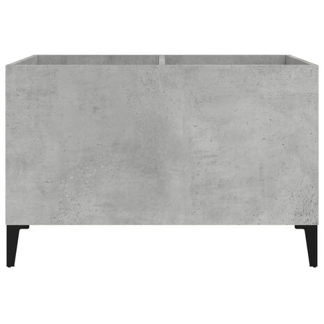 Platenkast 74,5x38x48 cm bewerkt hout betongrijs 5