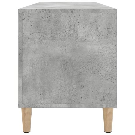 Platenkast 100x38x48 cm bewerkt hout betongrijs 6