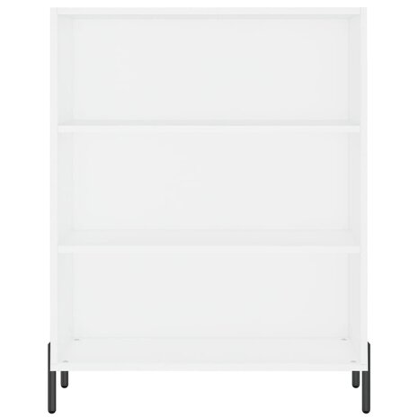 Schappenkast 69,5x32,5x90 cm bewerkt hout wit 4