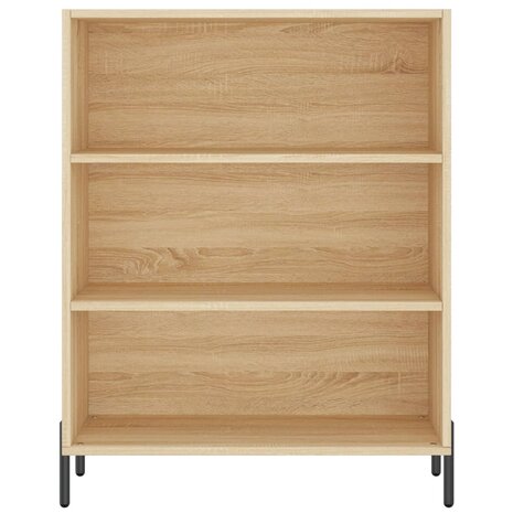 Schappenkast 69,5x32,5x90 cm bewerkt hout sonoma eikenkleurig 4