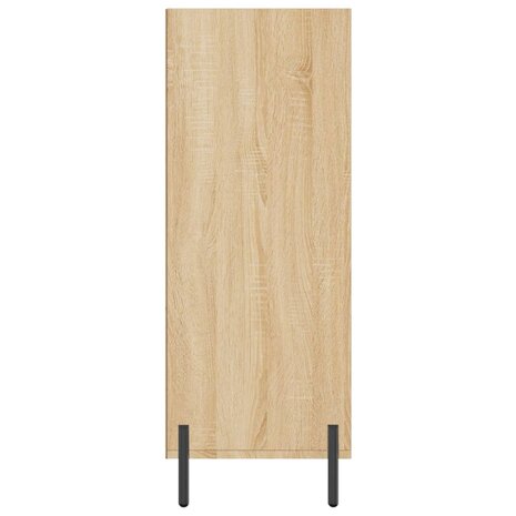 Schappenkast 69,5x32,5x90 cm bewerkt hout sonoma eikenkleurig 5