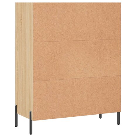 Schappenkast 69,5x32,5x90 cm bewerkt hout sonoma eikenkleurig 6