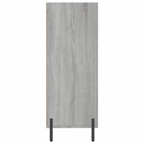 Schappenkast 69,5x32,5x90 cm bewerkt hout grijs sonoma eiken 5