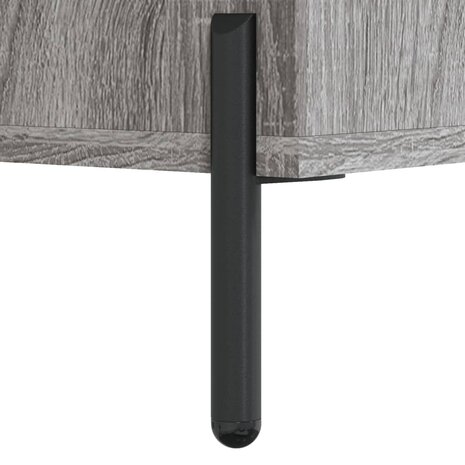 Schappenkast 69,5x32,5x90 cm bewerkt hout grijs sonoma eiken 7