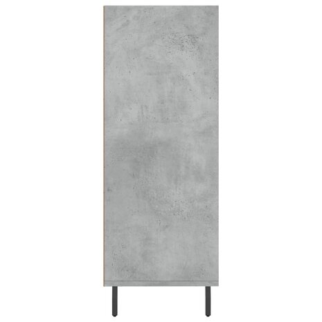 Schappenkast 69,5x32,5x90 cm bewerkt hout betongrijs 5