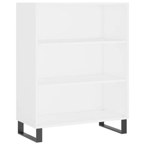 Schappenkast 69,5x32,5x90 cm bewerkt hout wit 2