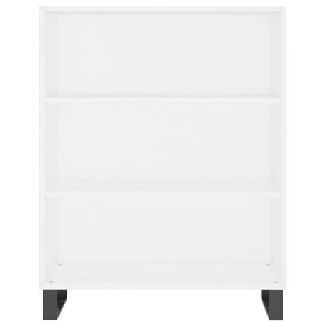 Schappenkast 69,5x32,5x90 cm bewerkt hout wit 4