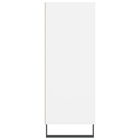 Schappenkast 69,5x32,5x90 cm bewerkt hout wit 5