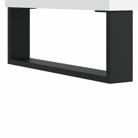 Schappenkast 69,5x32,5x90 cm bewerkt hout wit 7